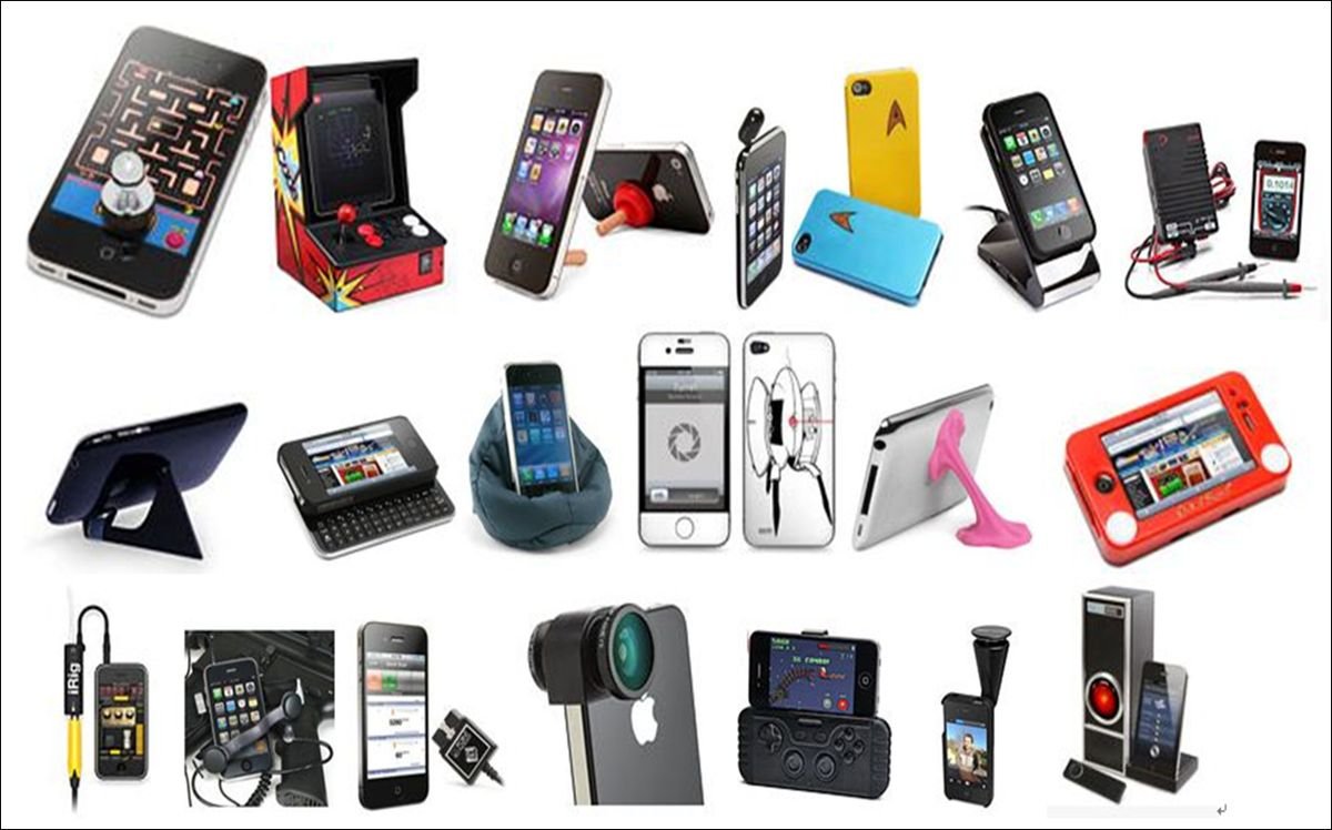 Assorted mobile phone accessories